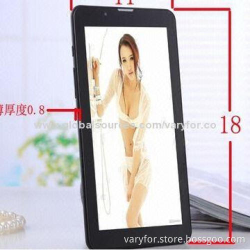 7-inch phone call tablet PC with WCDMA and GSM GPS Bluetooth 1GB 8GB